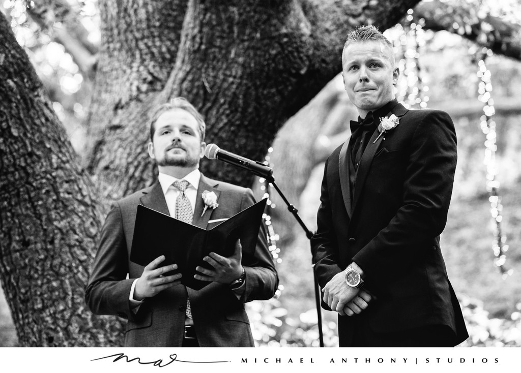 Ceremony: Groom Gets Emotional