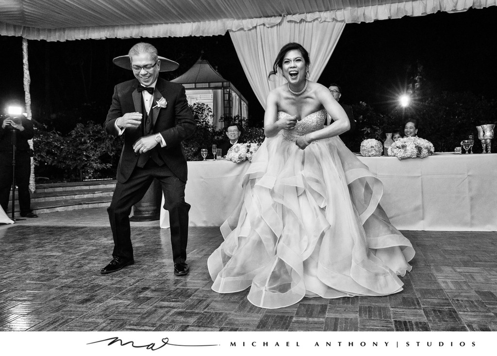 Bride Dances with Father