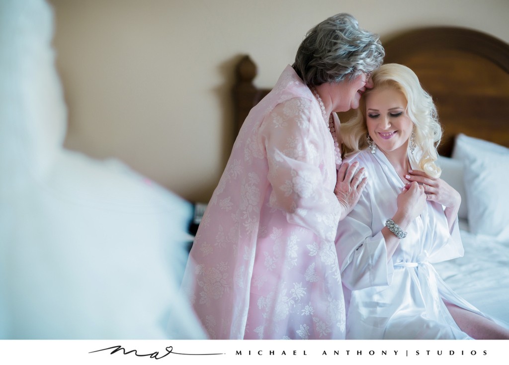 Bride Shares Moment with Mother