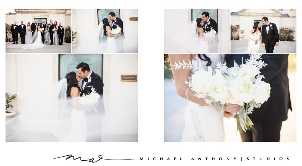 Bright & Airy Bridal Portraits at Dallas Cathedral