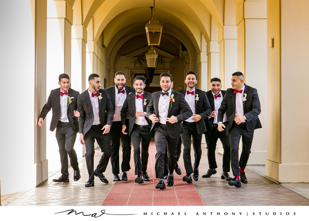 Groomsmen Having Fun Before the Ceremony