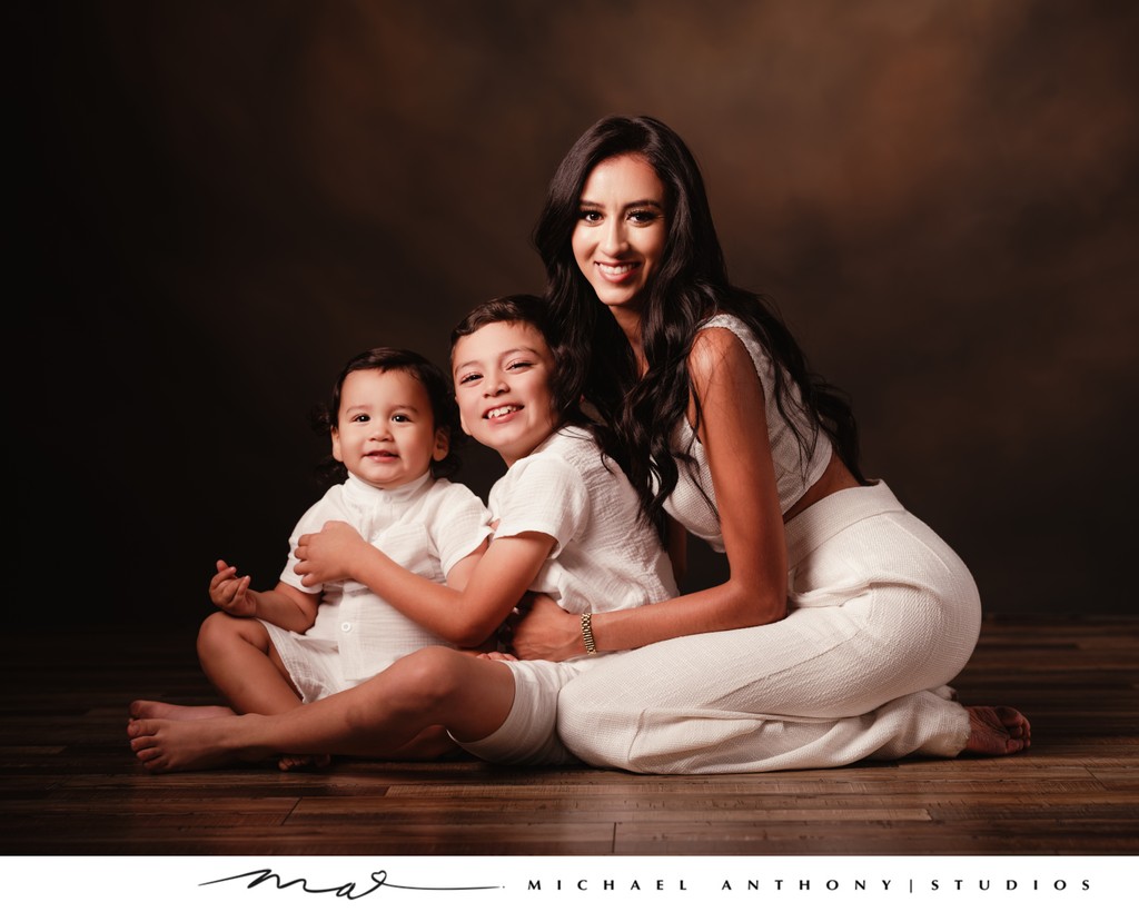 Elegant Family Portrait in Dallas