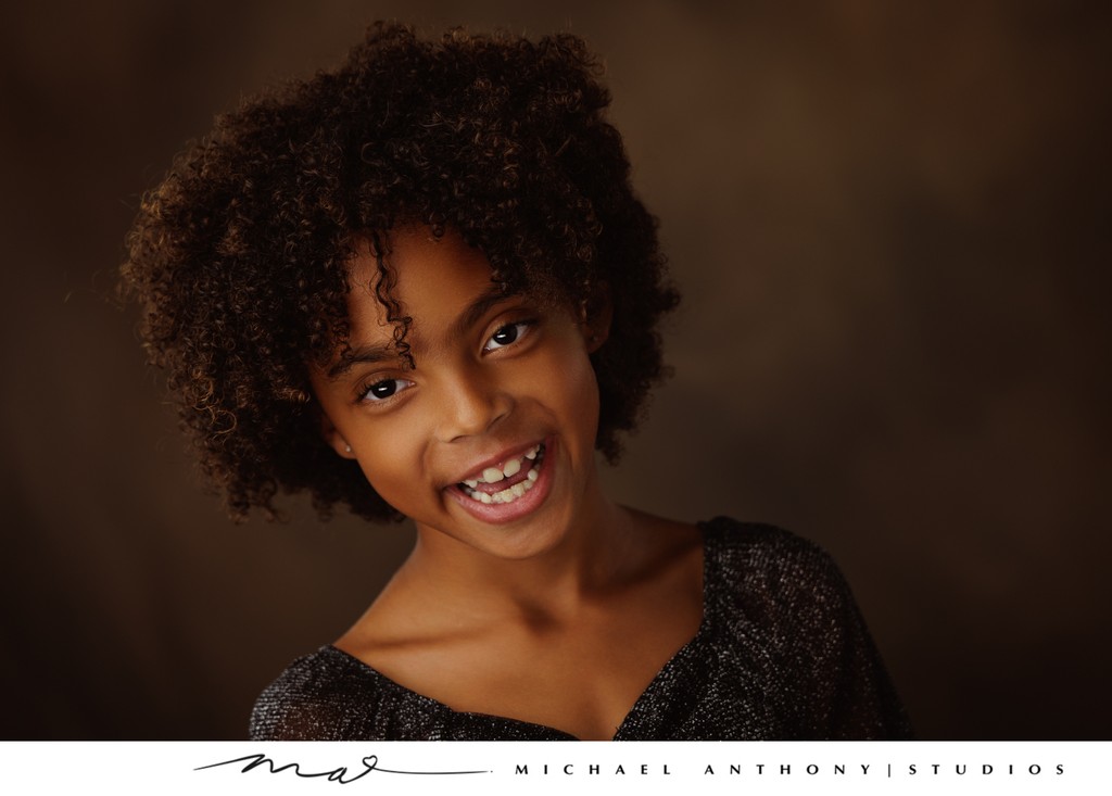 Young Girl's Portrait in Dallas Studio