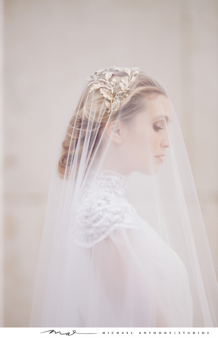 bridal fashion shoot in rome
