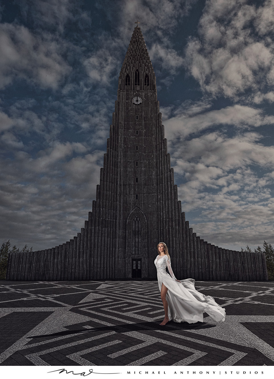 Destination Wedding in Iceland at the Church