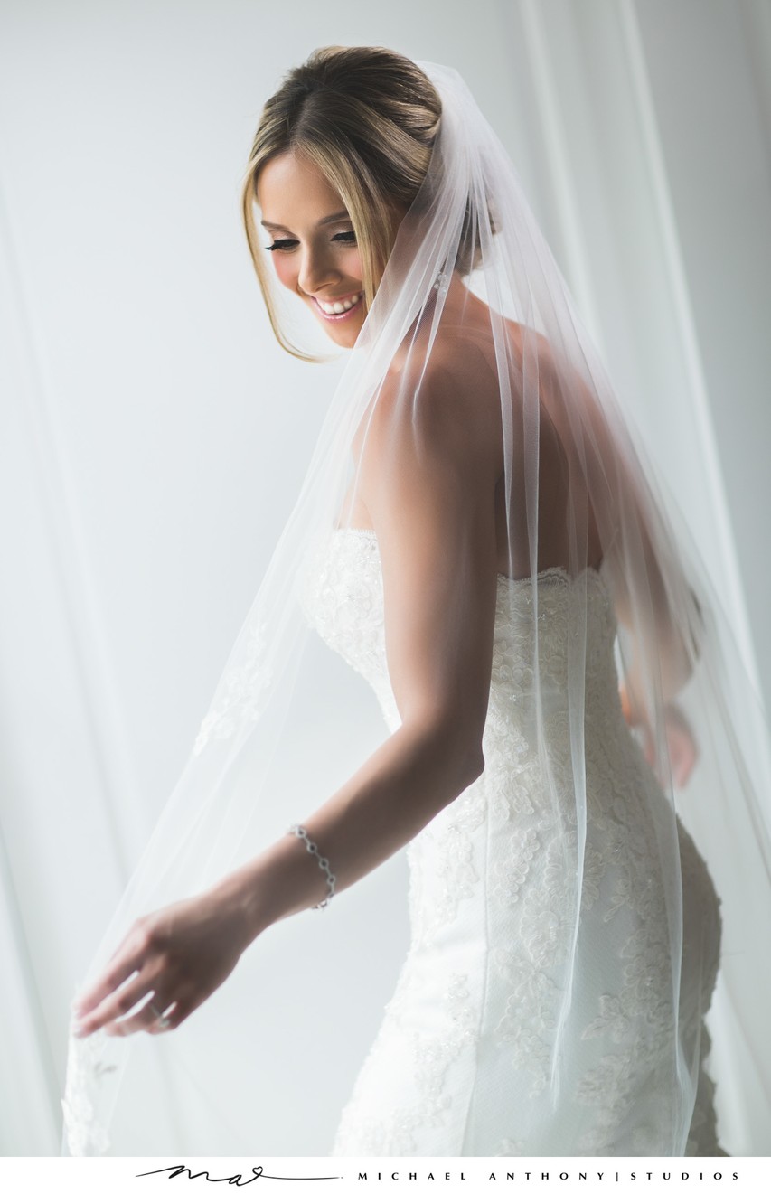 A beautiful Bride at the Ambassador Mansion