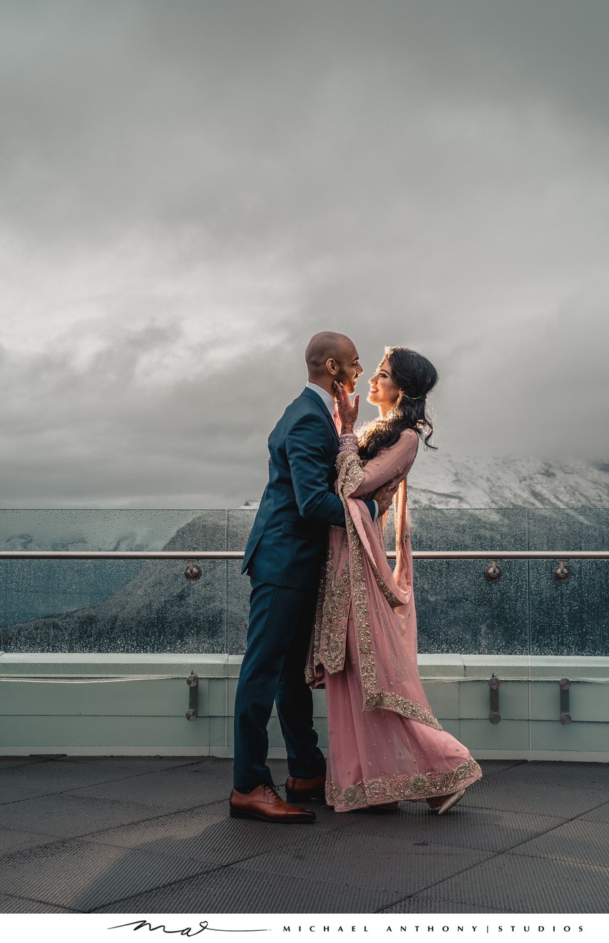 Indian Wedding Photos in the Snow