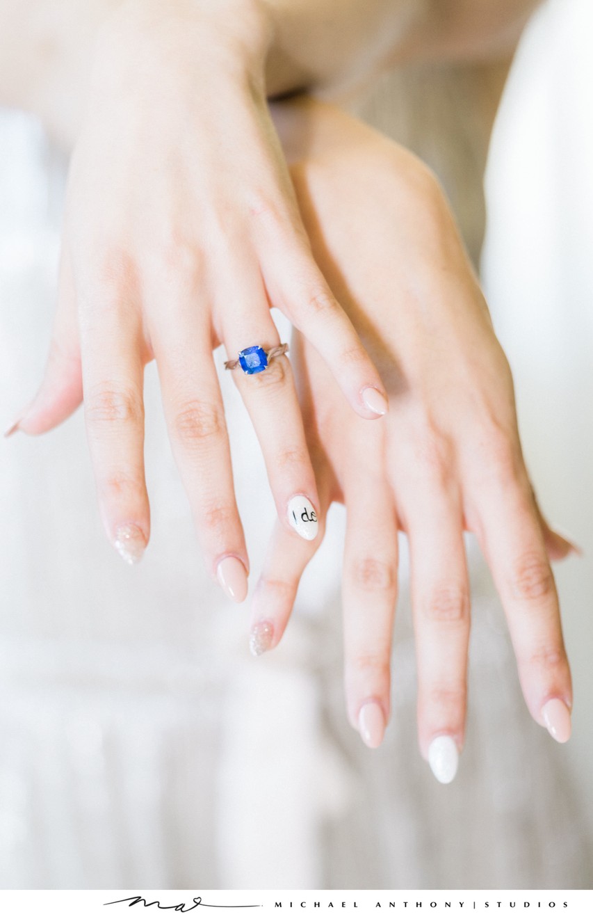 Serendipity Gardens Weddings: bride custom nails