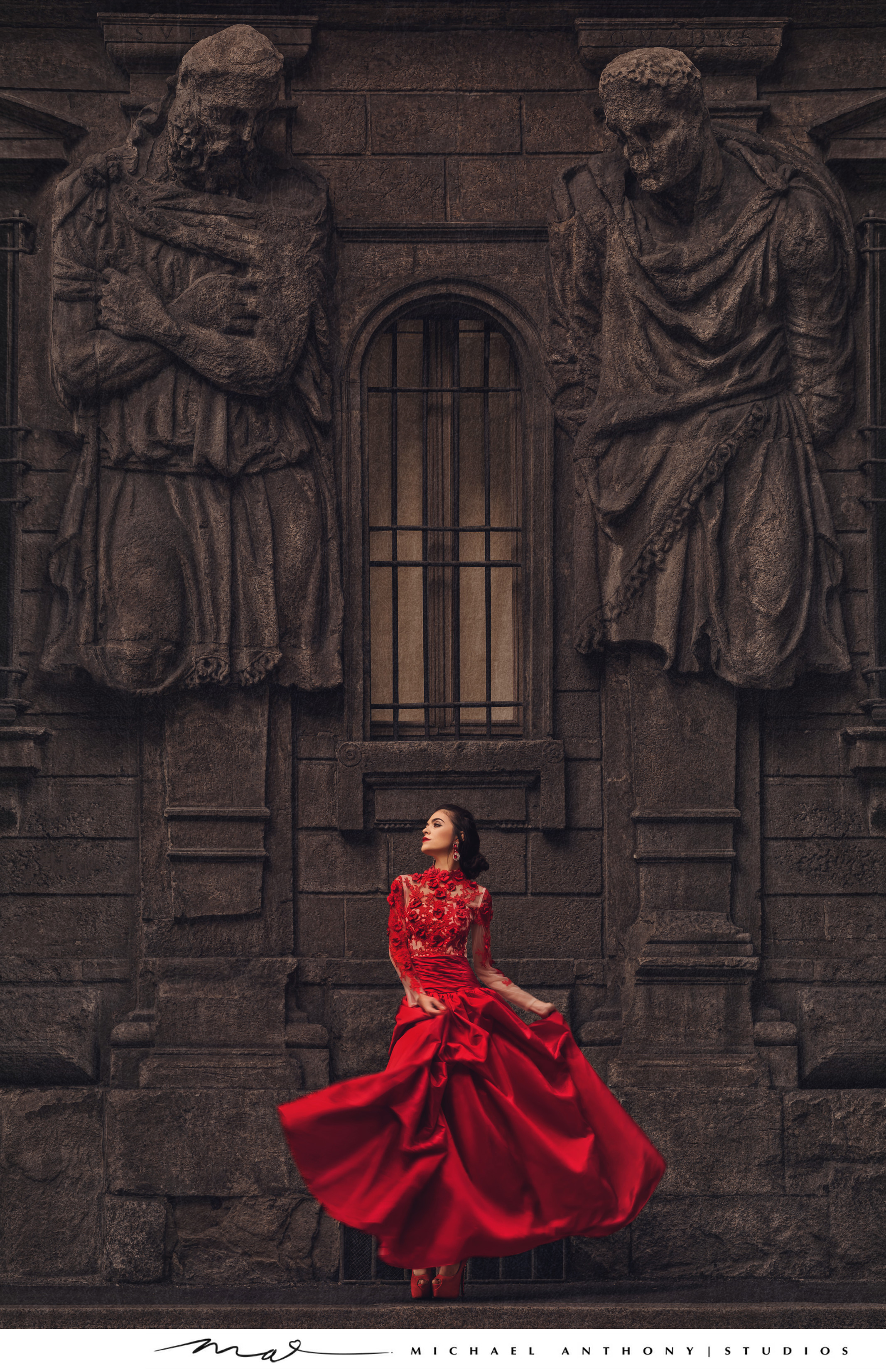 Red Wedding Dresses Los Angeles - Signature - Michael Anthony Photography