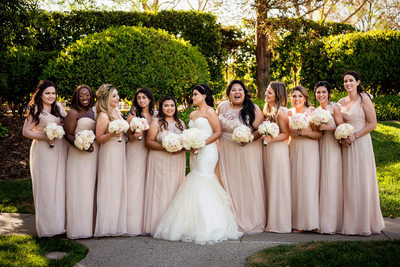 Bridal Party at Four Seasons Westlake Village