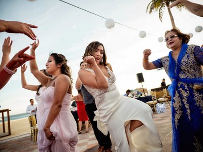 Wedding Reception: Bride Dancing