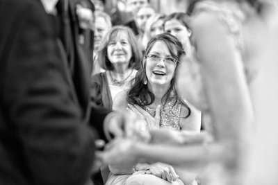 Wedding Ceremony: Mom Looking at Daughter