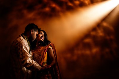 Indian Wedding: Couple's Portrait