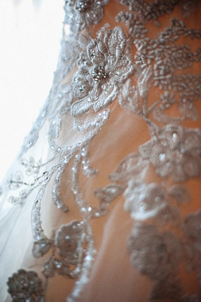 Lace Gown at Hyatt Valencia