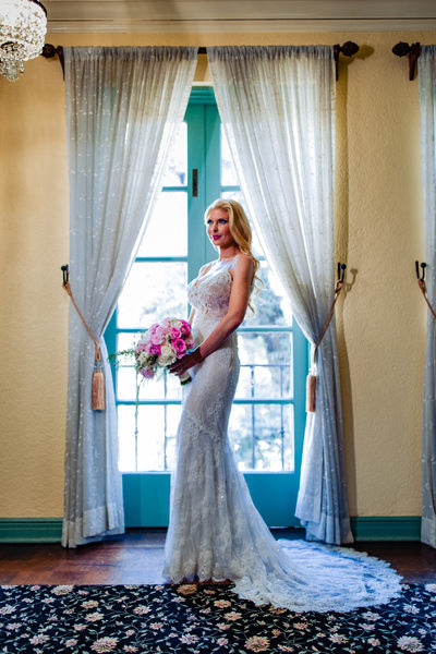 Bridal Portrait at Ebell Theatre Los Angeles