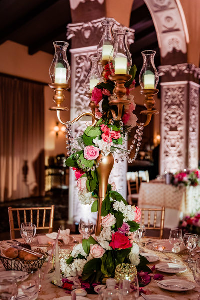 Wedding Centerpieces at Ebell Theatre Los Angeles