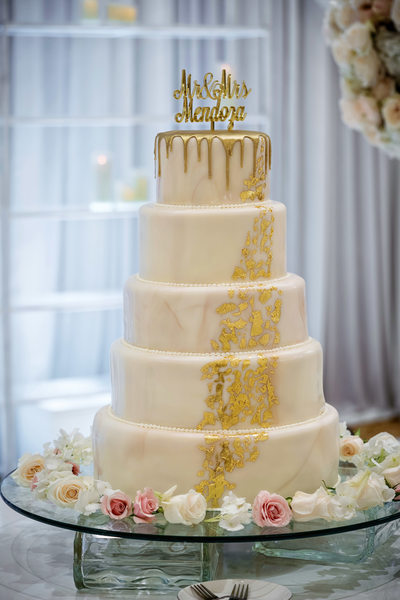 Wedding Cake at Four Seasons Westlake Village