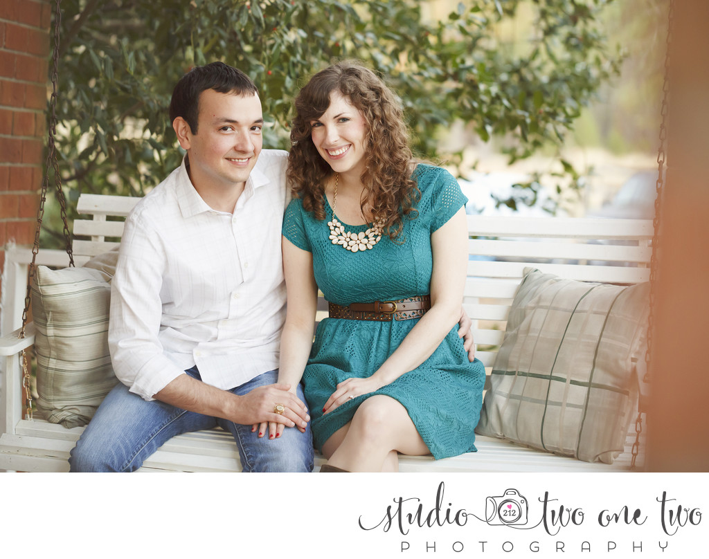 Outdoor engagement sessions in SC