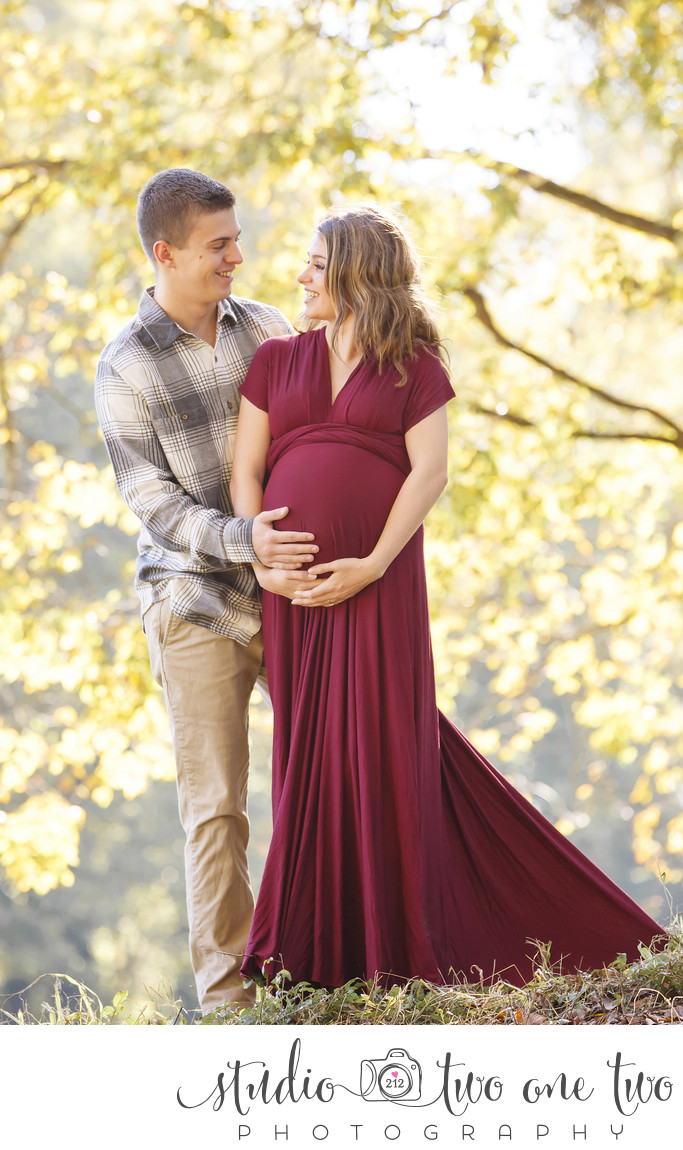 Couples maternity portraits Master Photographer, Patty Pound, based in Florence SC Studio