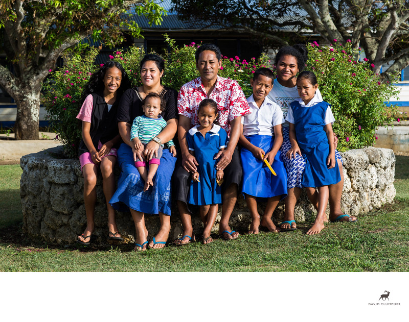 Koloti Family Portrait on Nomuka Island