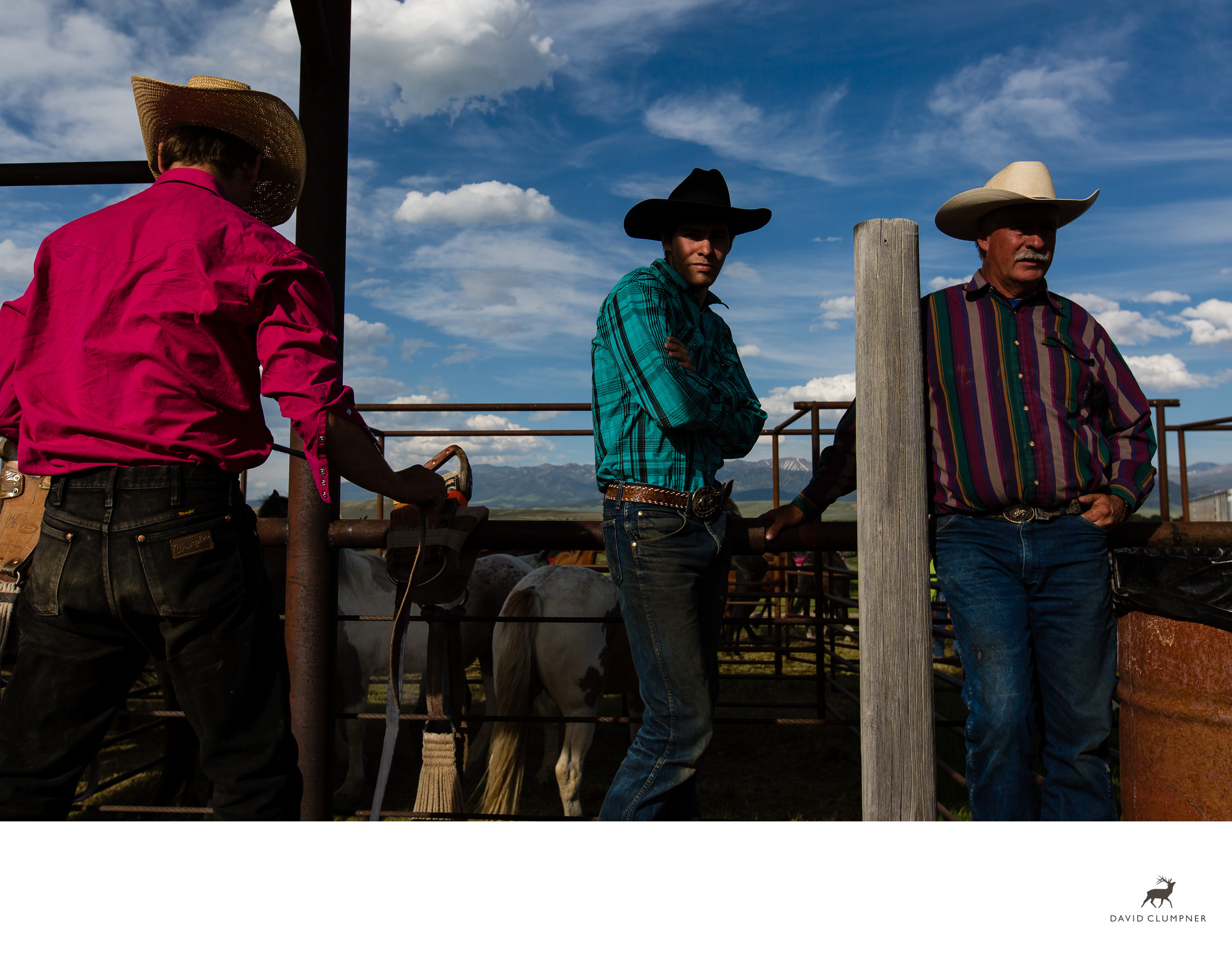 Cowboys at the Wilsall Rodeo in Montana David Clumpner Photography