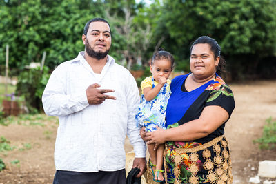 Taufa Family Portrait - Paea, Ma'ata, Lose