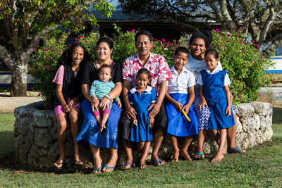 Koloti Family Portrait on Nomuka Island