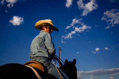Cowboy at Rodeo