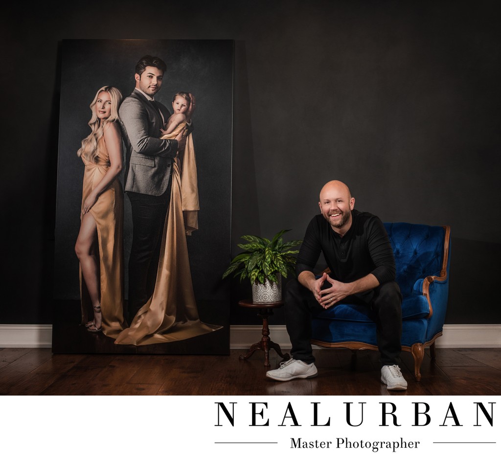 Neal Urban and the life size print