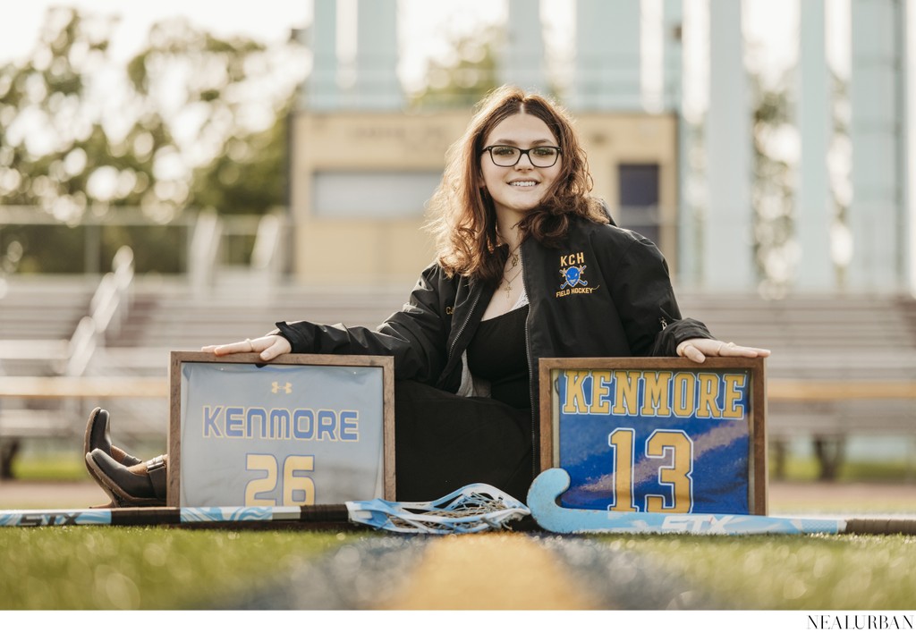 Field Hockey and Lacrosse Senior Portrait Session