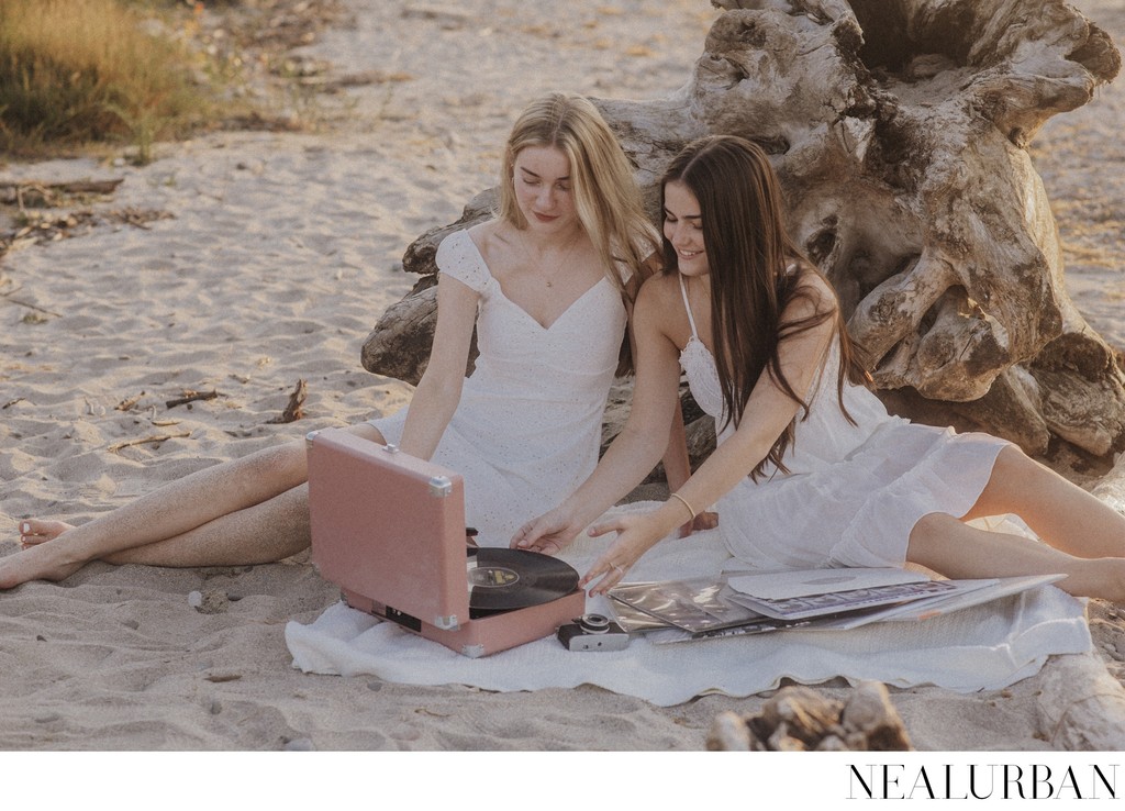 High School Senior Bestie's at the Beach