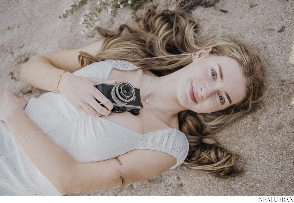 Fort Niagara State Park Senior Portraits by the Beach