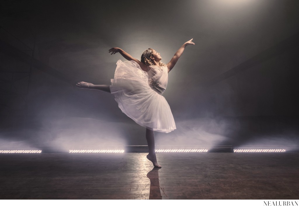 On Stage Ballet Dancer at Fort Niagara Theater