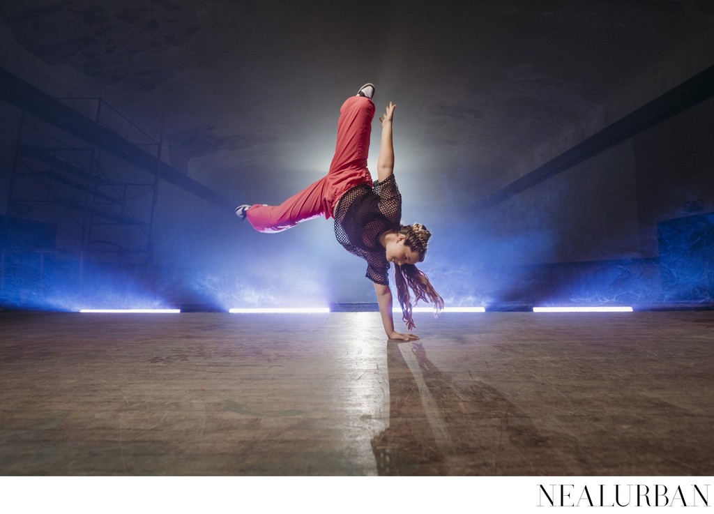 Hip Hop Dancer on Stage at Abandon Theater