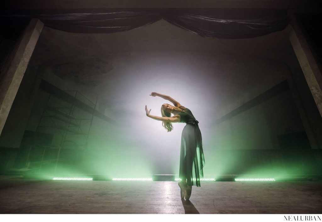 Abandon Theater Ballerina on Stage