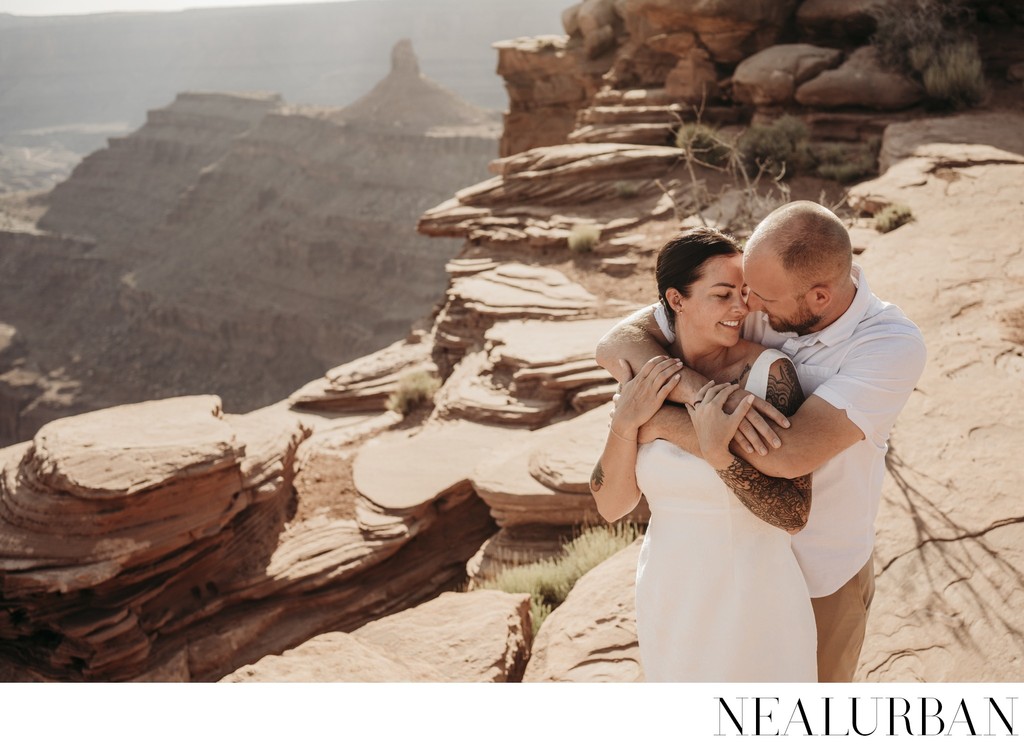 Wedding Rehearsal Portraits at Dead Horse Point Utah