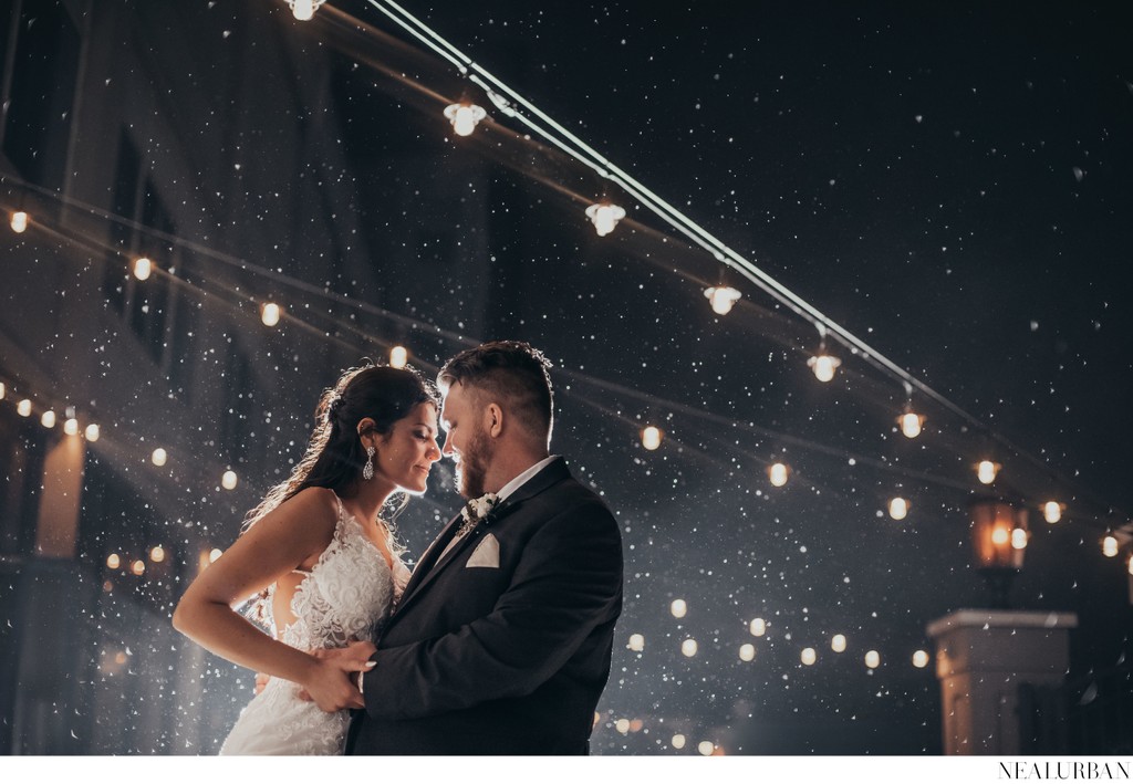 End of the Night Bride and Groom at Wurlitzer Events