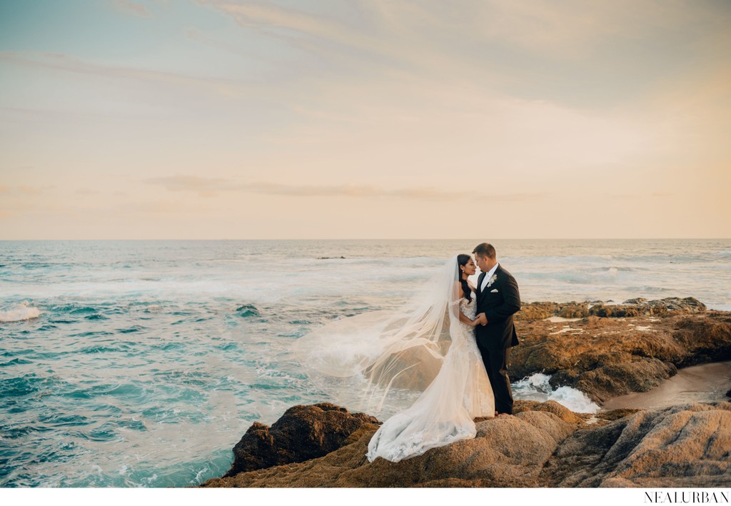 Cabo San Lucas Beach Bride and Groom