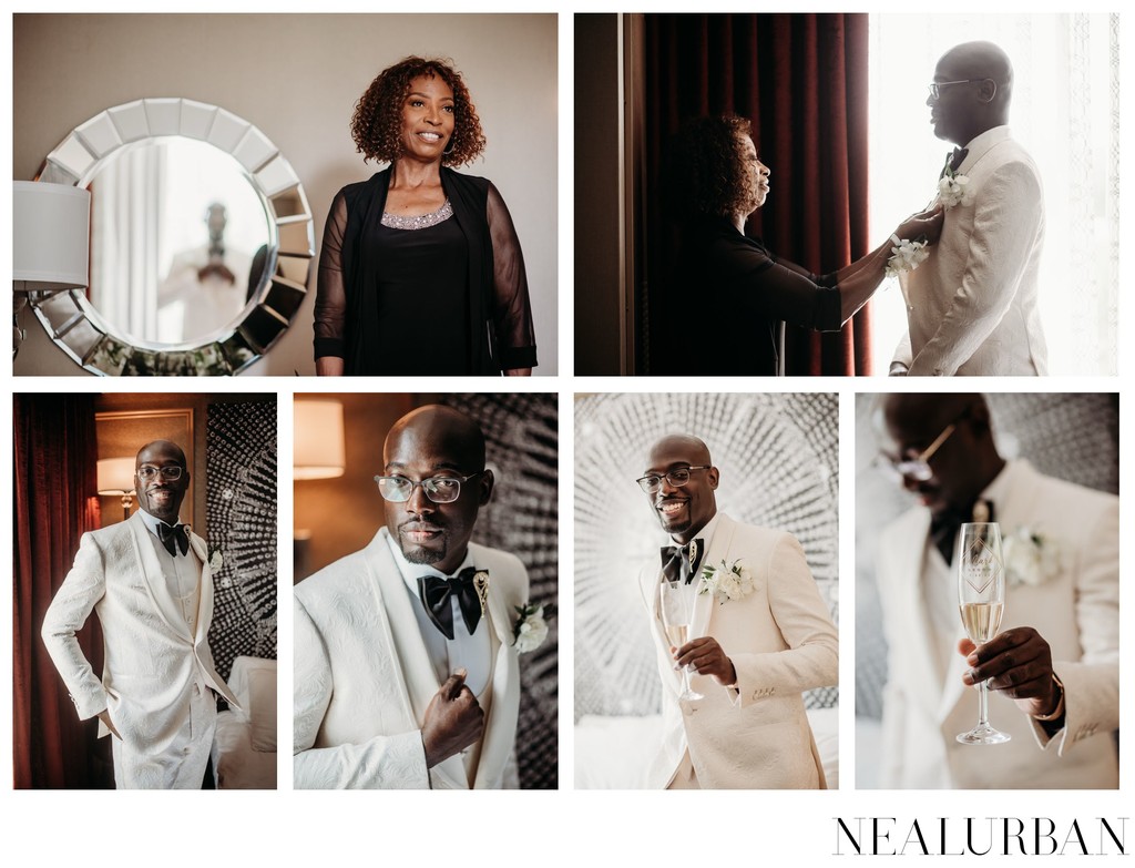 Groom Portraits with his Mother