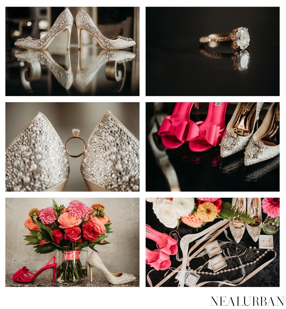 Bride's wedding details at Samuels Grande Manor Buffalo