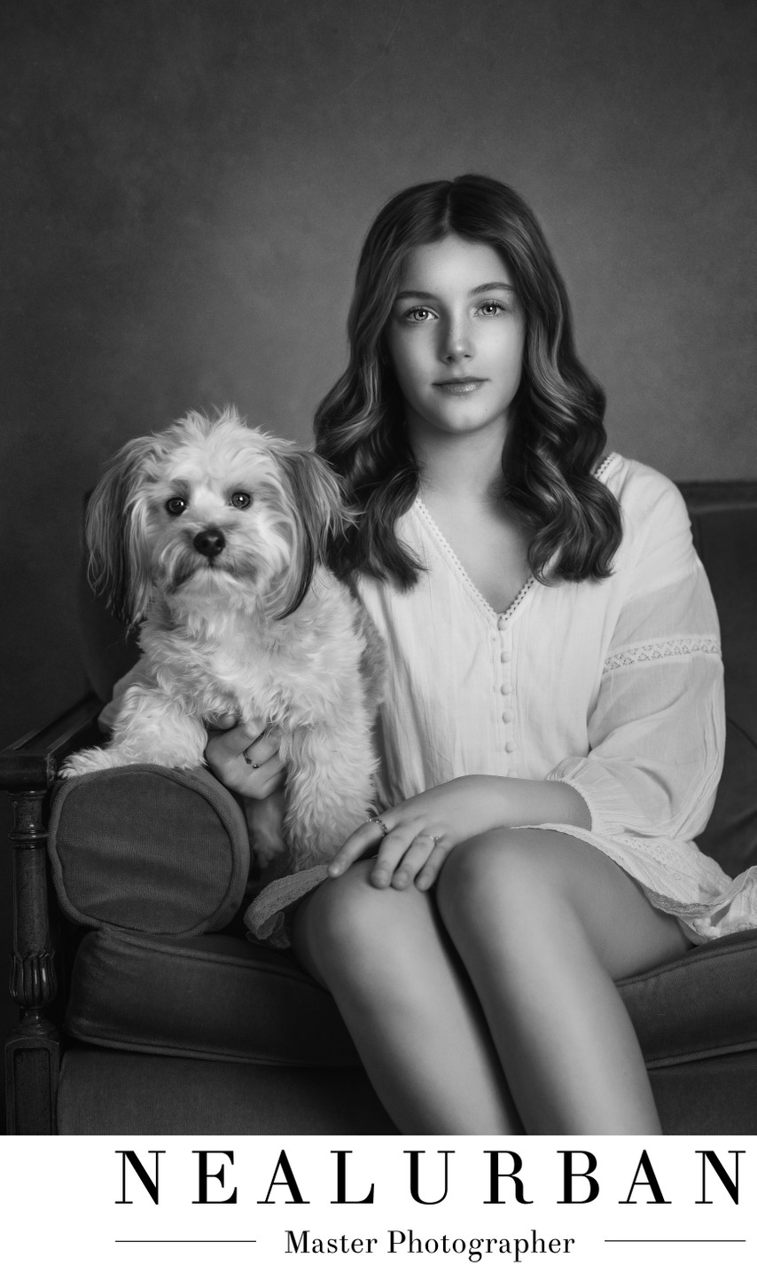 Portraits of a Girl and her Dog
