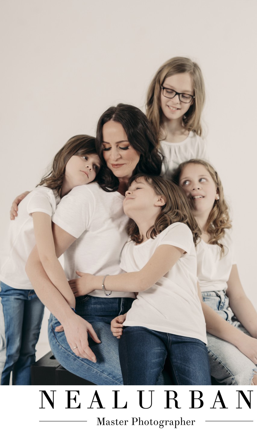 Mother & Daughters Studio Portraits