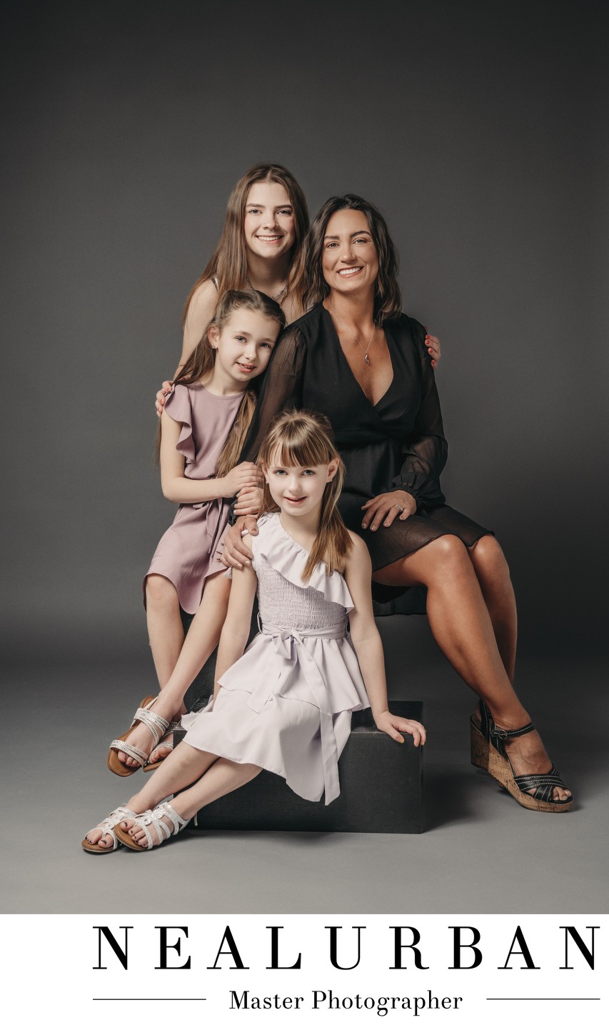 All Girl Family Studio Photos