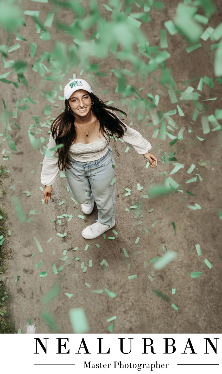 Confetti Senior Session at Delaware Park