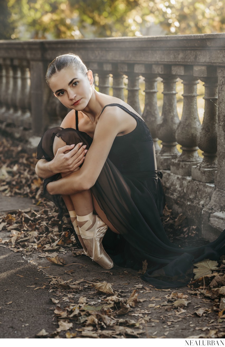 Black Swan Ballerina at Forest Lawn Cemetery Buffalo NY