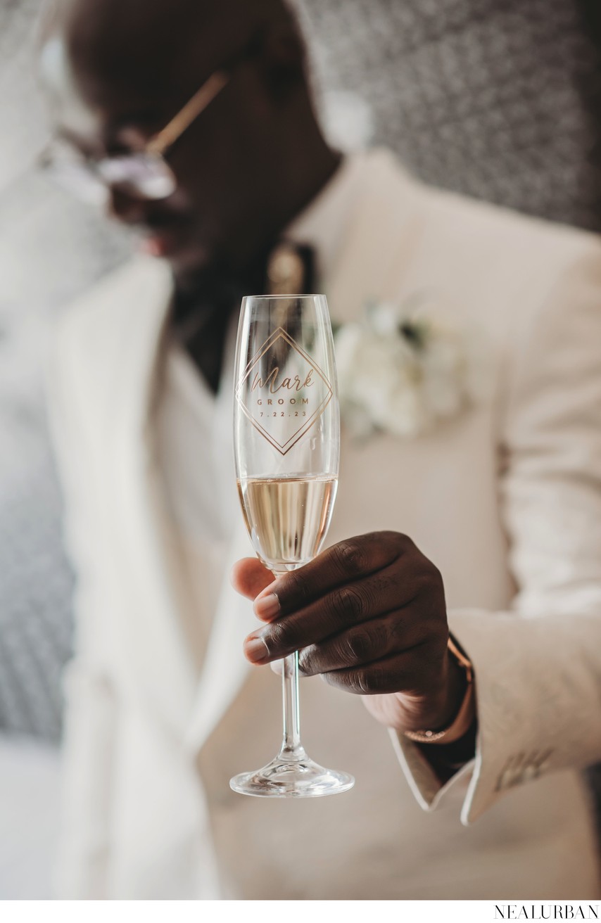 Groom Portrait at the Delavan Hotel Buffalo