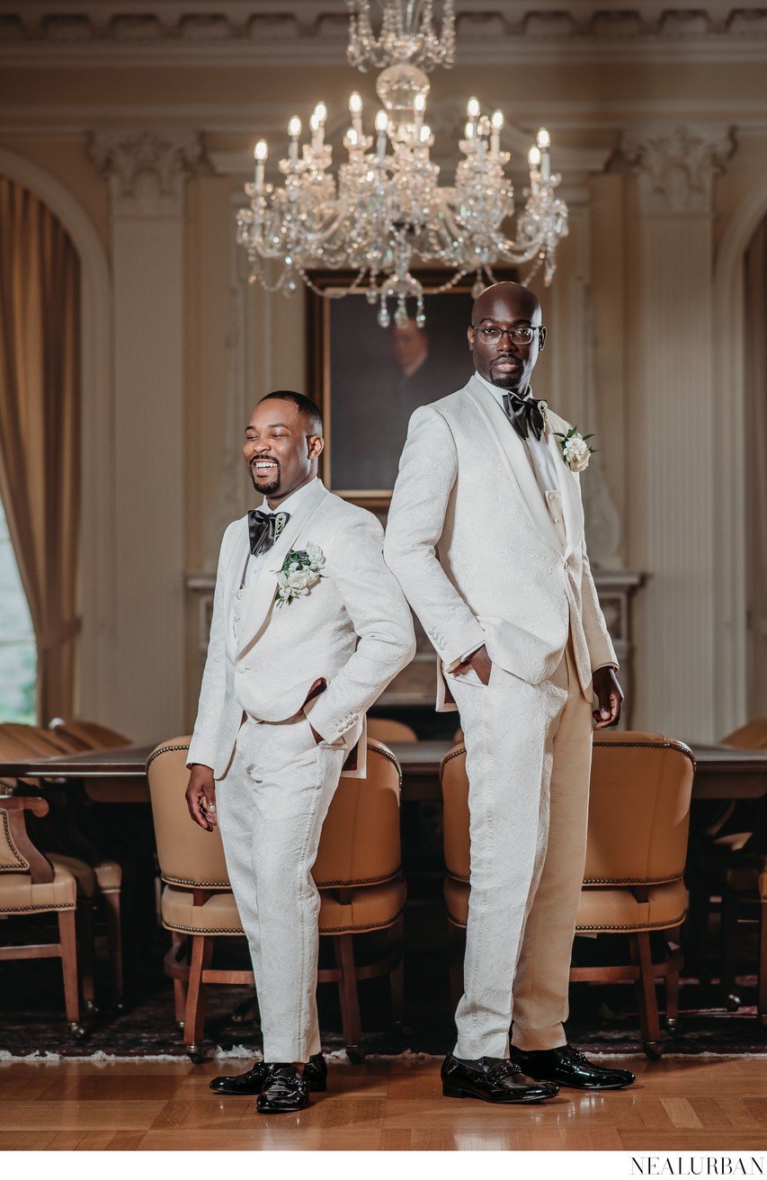 Grooms at Knox Mansion 