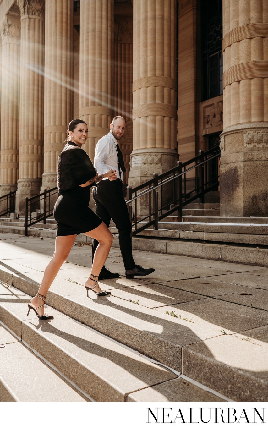 Engagement Session at Buffalo City Hall Buffalo NY