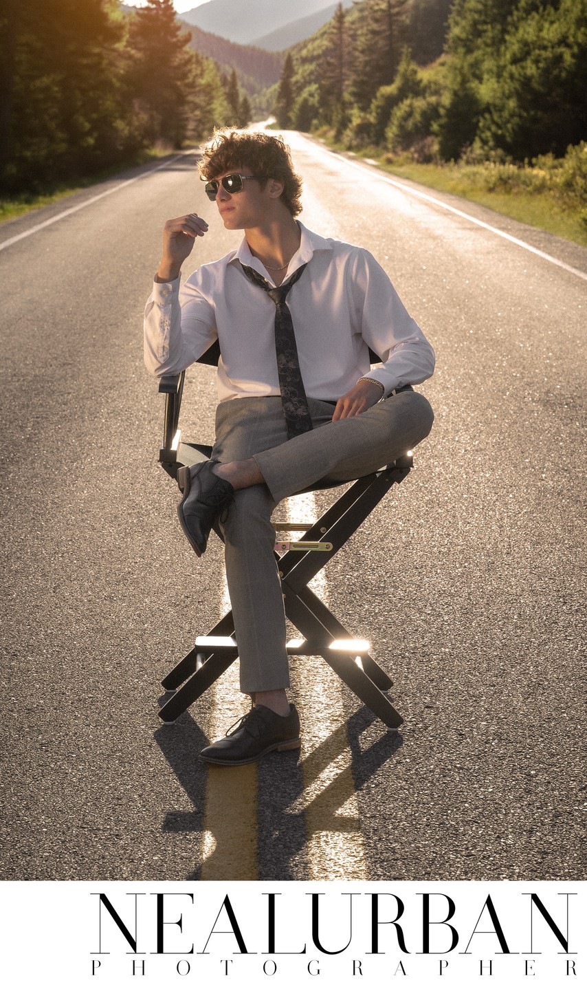 High Fashion Style Senior Portraits