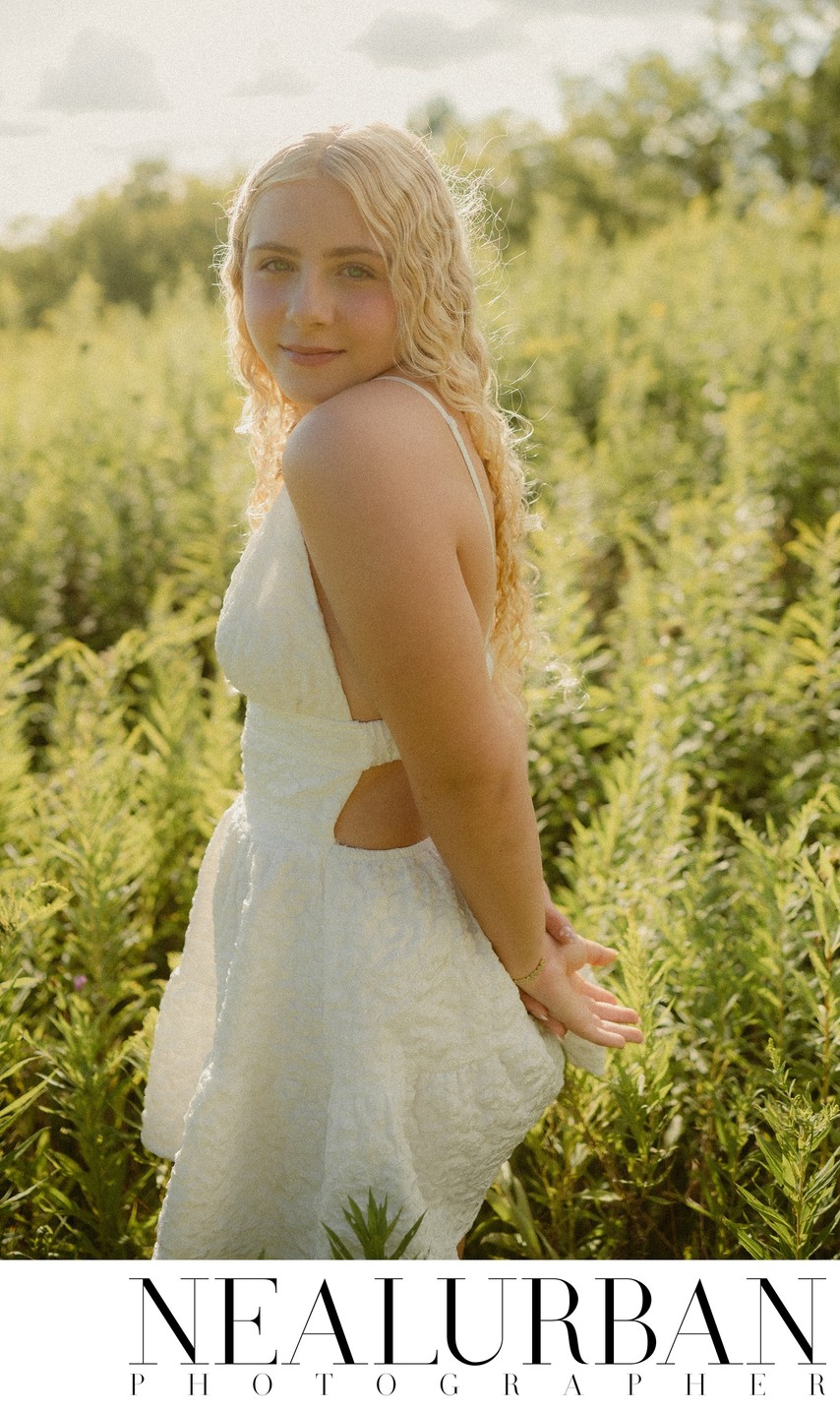 Senior Session in Tall Grass